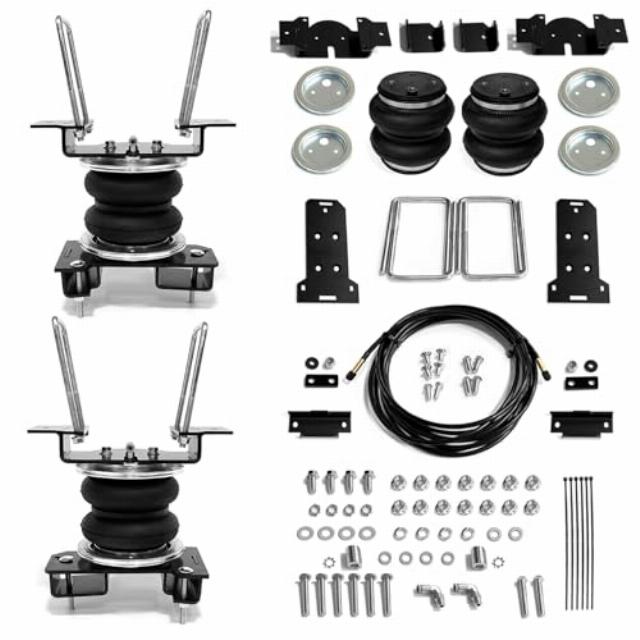 Rear Air Spring Bags Suspension Kit Compatible with 2019-2023 Chevy Silverado and GMC Sierra 1500 4WD & RWD Pickups 5000 lbs Load Leveling Capacity Replaces# 57288