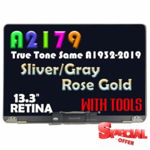 Screen Replacement for MacBook Air 13.3" A2179 2020 Year A1932 2019 Year Retina Full LCD Display Assembly 2560x1600 EMC 3302 EMC 3184 (Grey)