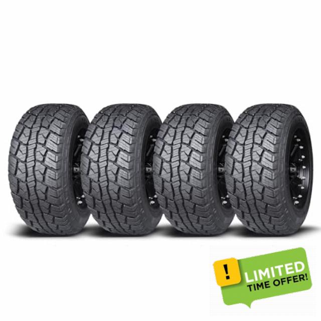 Set of 4 (Four) Finalist Terreno at All Terrain at Tire + Road Hazard Warranty Included