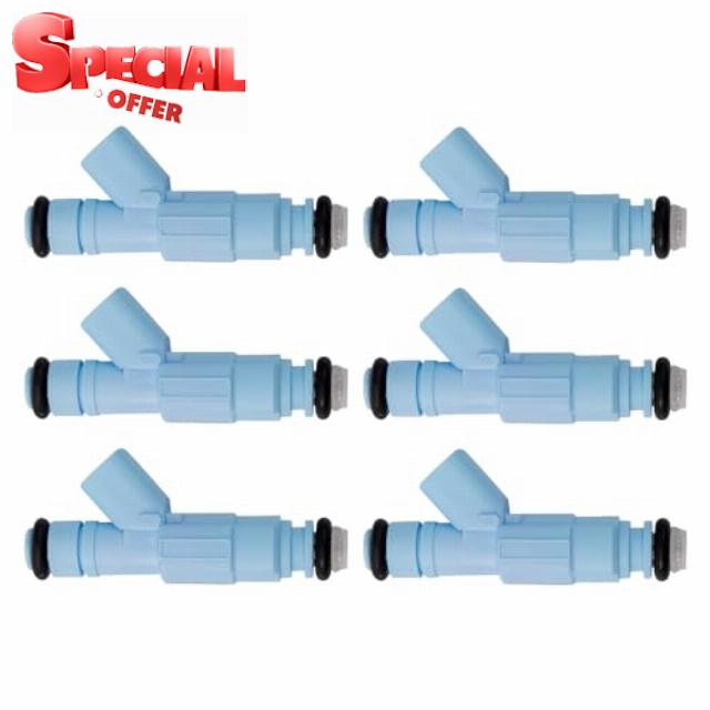 TRQ Fuel Injector Set Compatible with 2002-2003 Dodge Ram 1500 Jeep Liberty