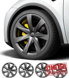 Hubcaps 19 inch Wheel Cover for Tesla Model Y 2019-2024 Original Rims Wheel Covers Replacement Accessories Compatible with Tesla Model Y