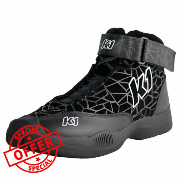 K1 Versus Nomex® Pit Crew Shoe - SFI 3.3/5 - Black - Size 13