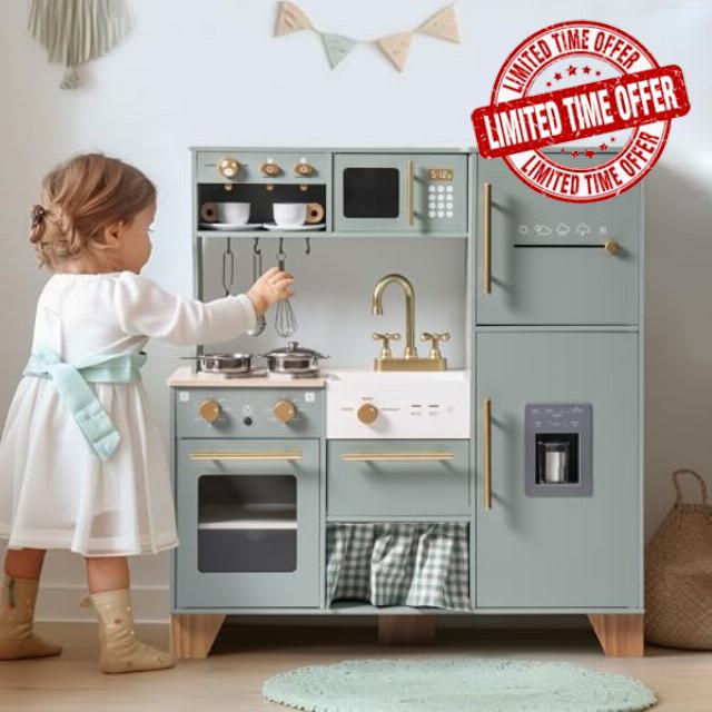 ROBOTIME Play Kitchen for Kids Toddlers