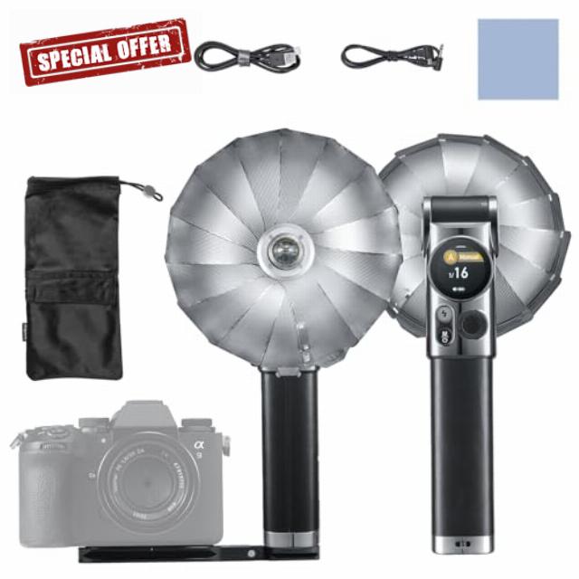 Godox Lux Master Retro Camera Flash GN25 2.4G Wireless Sync TTL Auto Flash HSS Tiltable Flash Head Replacement for Canon Nikon Sony Fujifilm Olympus