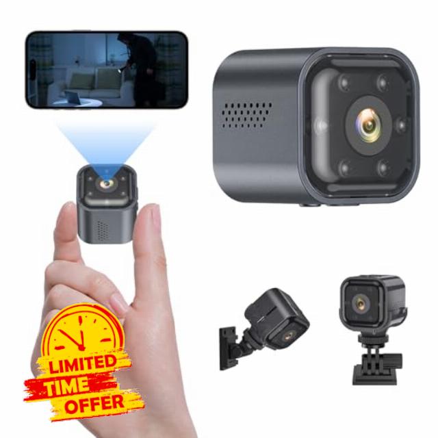 WORHUDY Mini Spy Hidden Camera | Dual-Way Talk