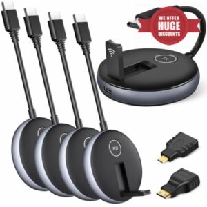 Wireless HDMI One Transmitter and Four Receivers