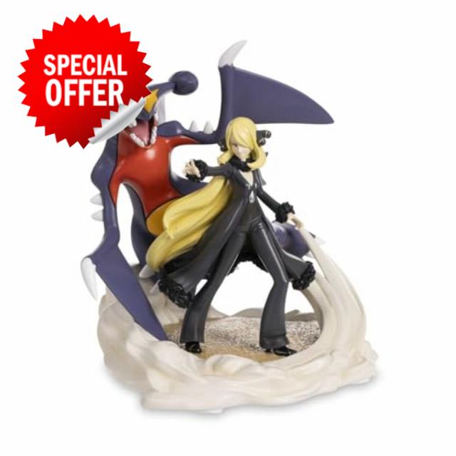 Pokemon Pokémon Center: Cynthia & Garchomp Pokémon Trainers Figure