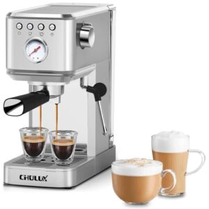 20 Bar Professional Pump Semi Automatic Espresso Coffee Machine for Home Cappuccino & Latte Maker