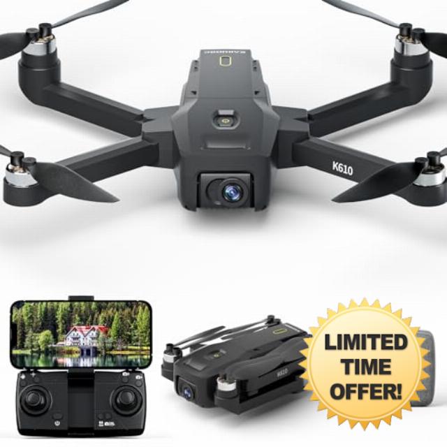 K610 GPS Drone with Camera for adults 4K IMX SENS Camera SD card 4k drones for Adults