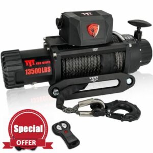 TYT T1 Series Winch 13500 lb Electric Winch with Synthetic Winch Rope