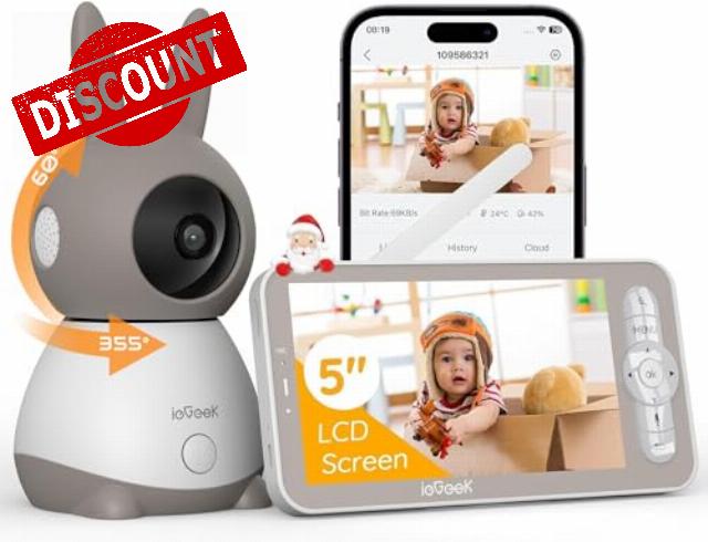 ieGeek 5" Baby Monitor