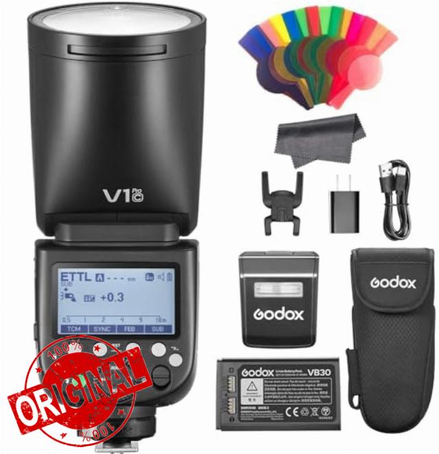 Godox V1 PRO C V1Pro C Round Head Camera Flash Compatible with Canon Cameras