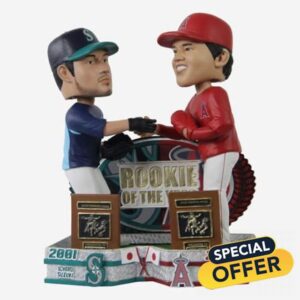 Ichiro Suzuki Shohei Ohtani Seattle Mariners Los Angeles Angels ROY Bobblehead