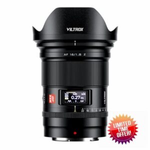 VILTROX AF 16mm F1.8 Z Full Frame Lens for Nikon Z-Mount