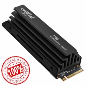 Crucial New 2024 T705 4TB PCIe Gen5 NVMe M.2 SSD with Heatsink - Up to 14