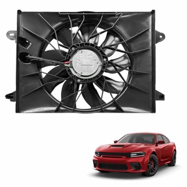 Radiator Cooling Fan Assembly 68541987AA Compatible with Dodge Charger Challenger 6.2L 2015-2022