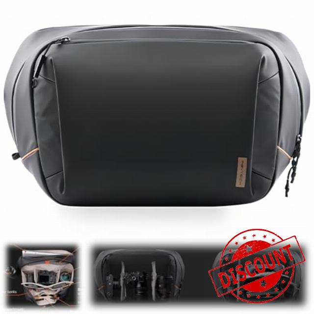 PGYTECH OneGo Solo V2 4L/6L/10L Bag Mavic/Air/Mini Drone Carrying Case Camera Storage Bag (10L-Black)