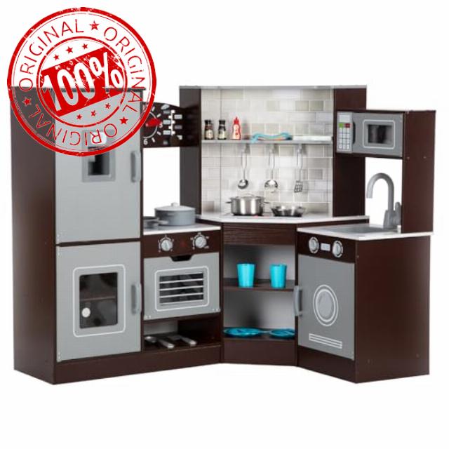 Wooden Corner Pretend Play Kitchen