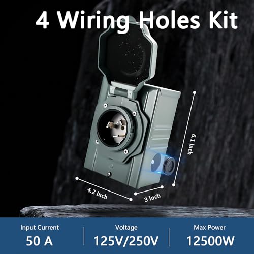 NEMA 14-50P/SS2-50R Twist Lock Connector