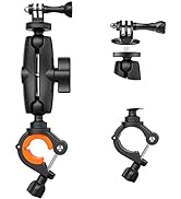 UNSTINCER Action Camera Handlebar Mount for 7-35mm Pole, All Aluminum 270° Adjustable Bracket wit...