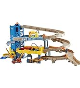 Matchbox Cars Playset | 4-Level Toy Garage with Track Play | Kid-Powered Elevator | Car Repair St...