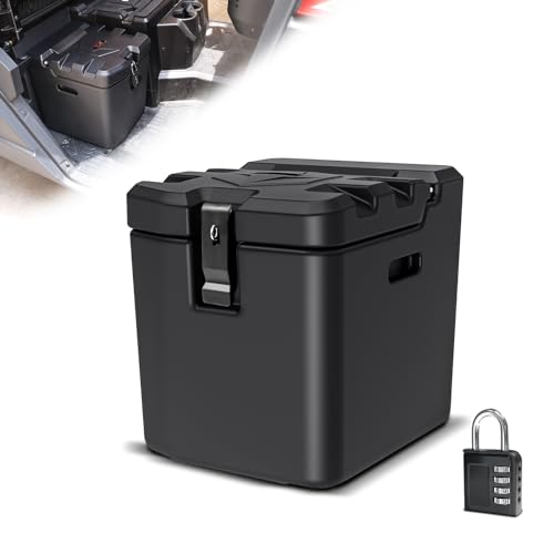 28L/ 7.4Gal Ranger XP 1000 Under Seat Storage Box with Lock Compatible with Polaris Ranger XP 1000/Crew 2018 2019 2020 2021 2022 2023 2024 Replace #2882910