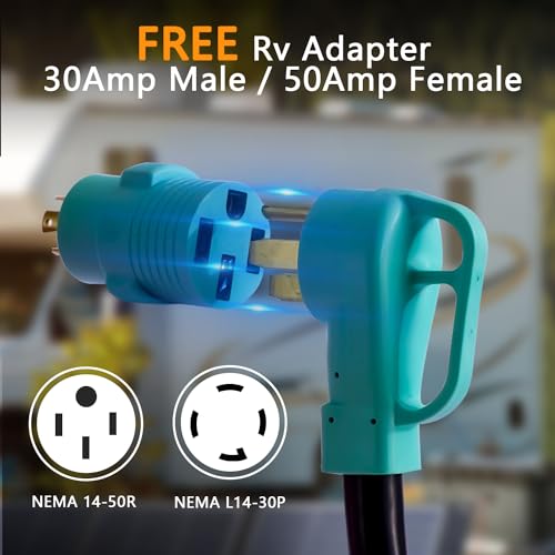 30M/50F Adapter Included