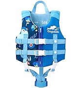 Gogokids Swim Vest Float Jacket - Kids Swimming Training Flotation Buoyancy Swimsuit with Adjusta...