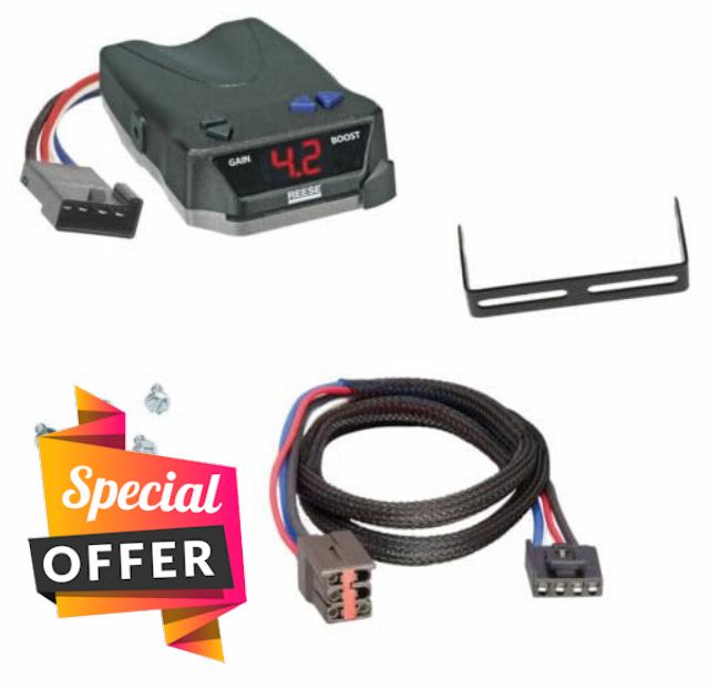 Replacement for fits Trailer Brake Control for 94-99 Ford F-250 94-97 F-350 w/Wiring Module 1-4 Axle