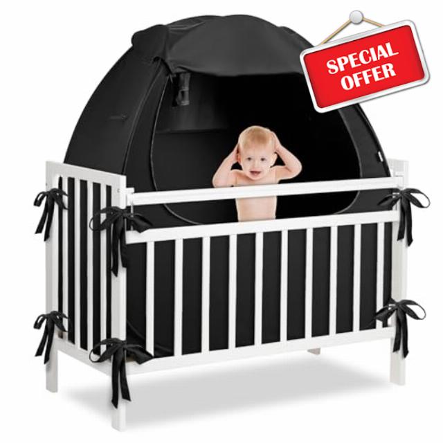 BORNA Blackout Tent for Pack N Play