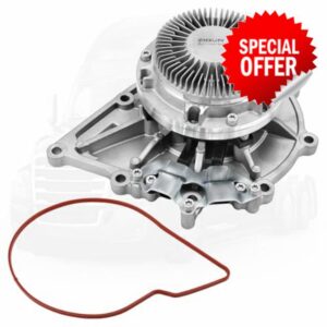 EA4712001101 Electronic Water Pump Compatible with Detroit DD15 DD13 DD16 Engine 2008-2022 Freightliner Cascadia 2016-2022 Western Star 5700XE Replaces EA4712001101 EA4722001601 A4712001101