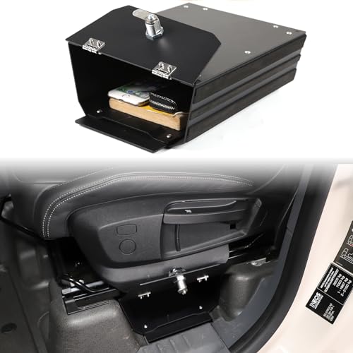 Customized Carbon Steel Driver Underseat Hidden Lock Box Safe Box