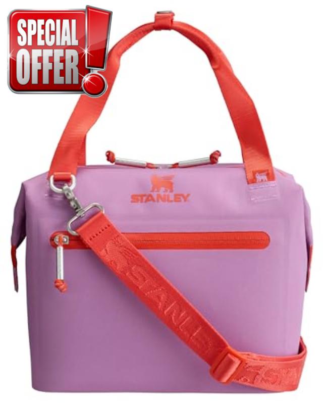 Stanley All Day Julienne Mini Soft Cooler Bag and Lunch Box | 10-Can Recycled Polyester Cooler | 12-Hour Cooling | Travel Cooler