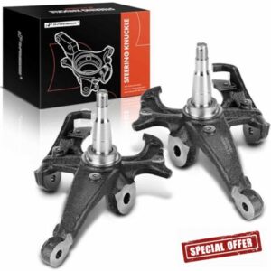 A-Premium 2 x Front Disc Brake Spindles Steering Knuckle Compatible with Chevrolet Malibu