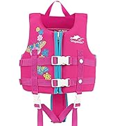 Gogokids Swim Vest Float Jacket - Kids Swimming Training Flotation Buoyancy Swimsuit with Adjusta...