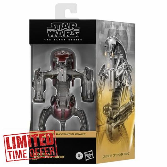 Star Wars The Black Series Droideka Destroyer Droid Star Wars: The Phantom Menace 6 Inch Action Figure