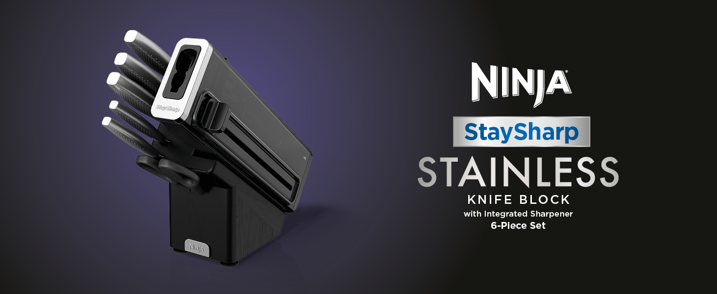 Ninja StaySharp Stainless Steel Knives, Knife Set