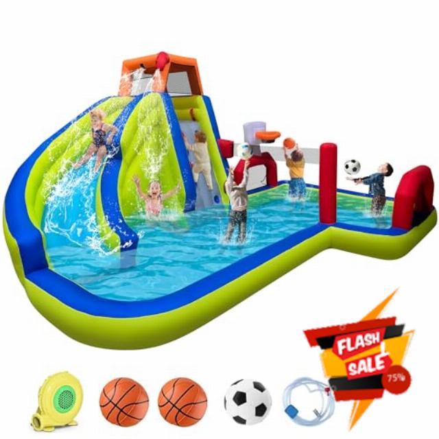 RETRO JUMP Inflatable Water Slide
