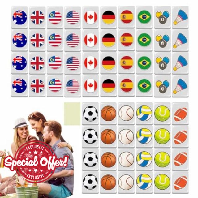 National Flag Mahjong Game Set