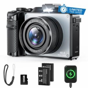 4K Digital Camera for Photography and Video Auto-Focus