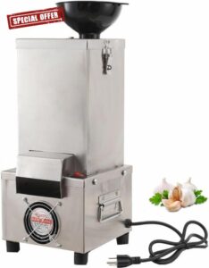 Commercial Garlic Peeler Machine 44Pound/H Automatic Garlic Peeling Full Stainless Steel 200W High Power for Household and Commercial 110V US Plug