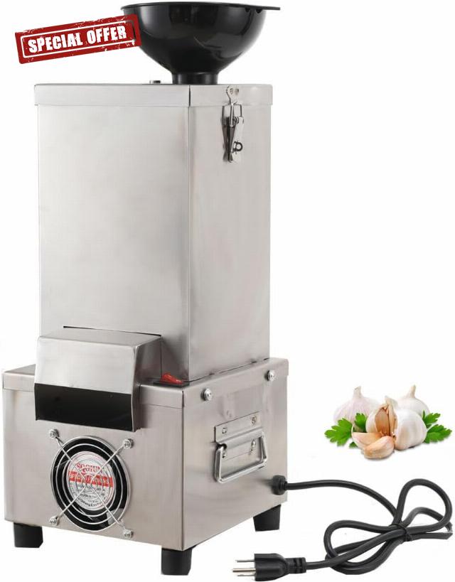 Commercial Garlic Peeler Machine 44Pound/H Automatic Garlic Peeling Full Stainless Steel 200W High Power for Household and Commercial 110V US Plug