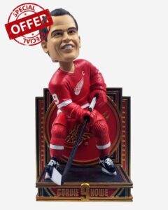 Gordie Howe Detroit Red Wings Legends Of The Ice Bobblehead NHL Hockey