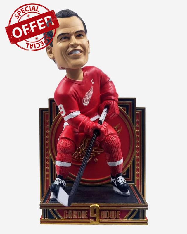 Gordie Howe Detroit Red Wings Legends Of The Ice Bobblehead NHL Hockey