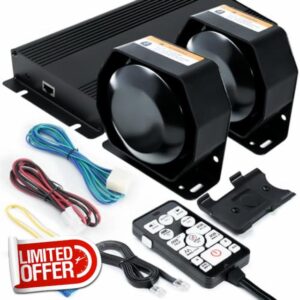 400W 12V 37 Tone Emergency Siren PA System