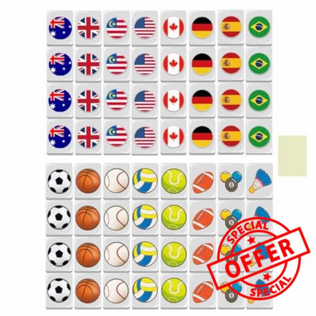 National Flag Mahjong Game Set