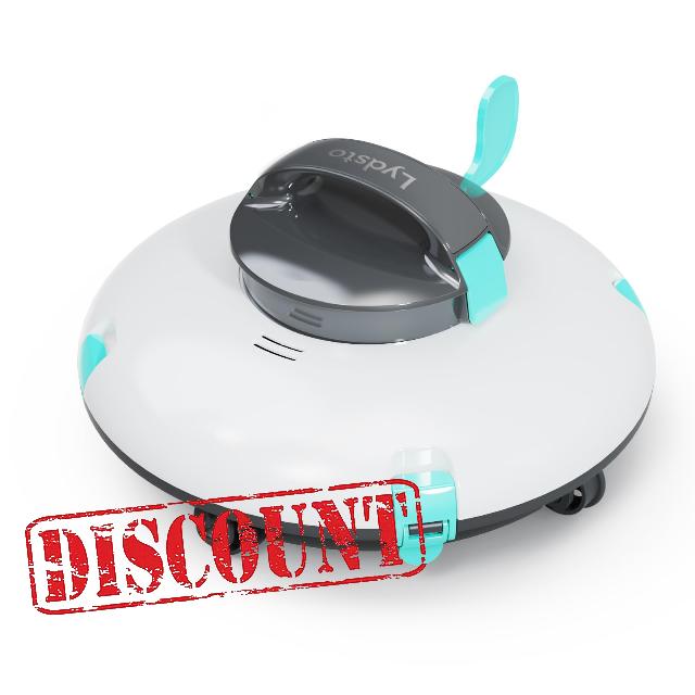(2024 Upgrade) Cordless Robotic Pool Cleaner - 70Mins Pool Vacuum for Above Ground Pool
