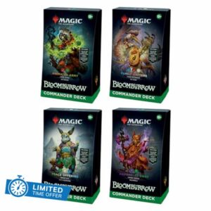 Magic: The Gathering Bloomburrow Commander Deck Bundle - Includes All 4 Decks (Animated Army