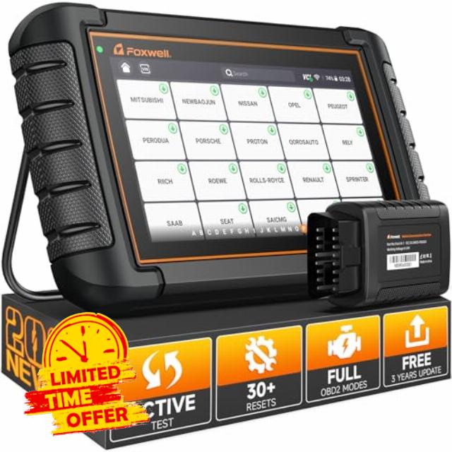 2024 Newest FOXWELL Scanner NT809BT Bidirectional Scan Tool