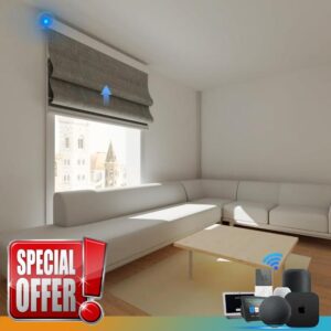Motorized Roman Shades